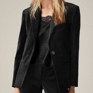 J. Crew Midnight Velvet Blazer